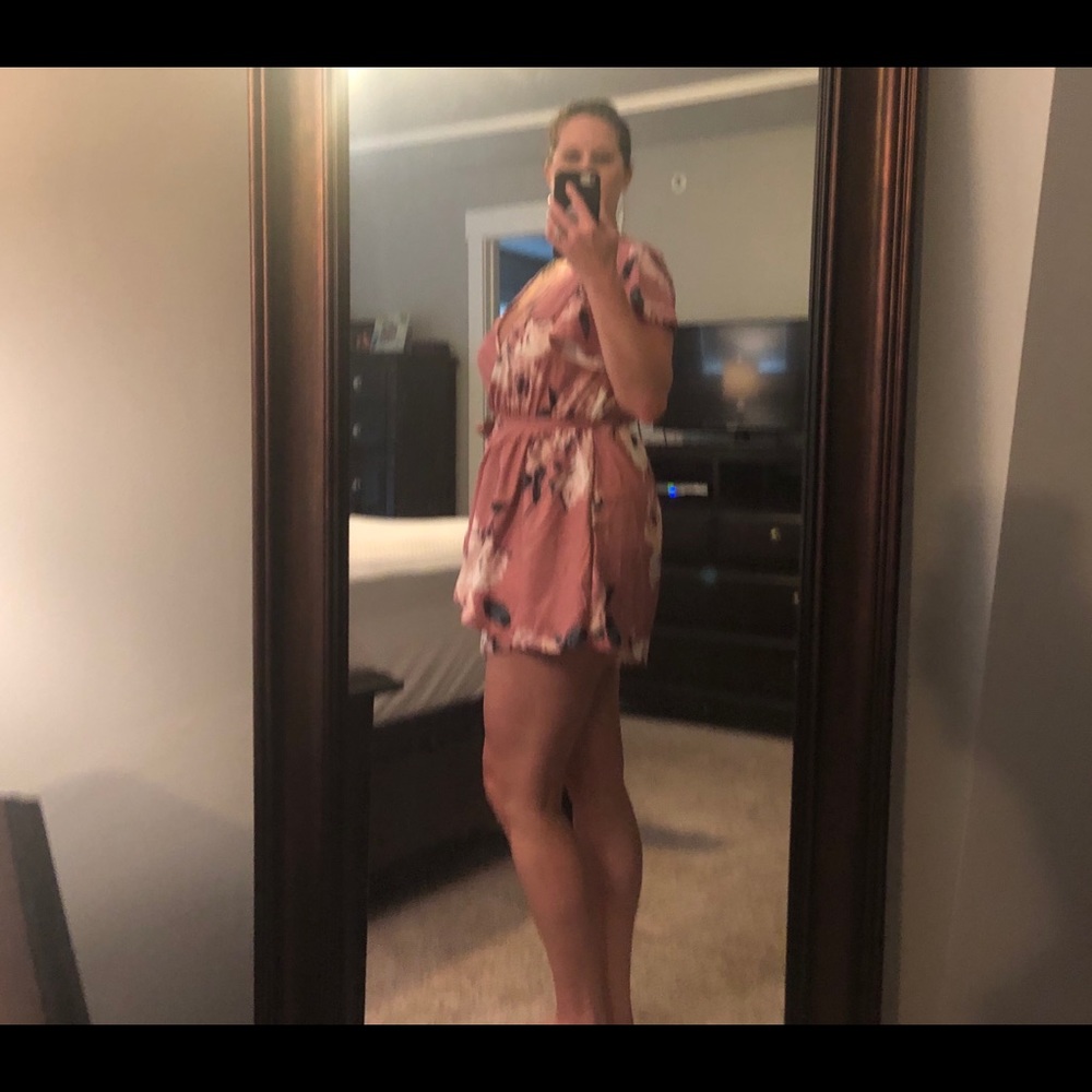 WILA Pink Floral Print Romper - Picture 6 of 6